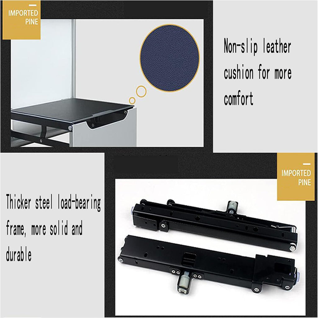 Belastbar bis 350 kg rutschfeste Sitzfläche Wandmontierte Wandklappstuhl Wandhocker Duschklappsitz