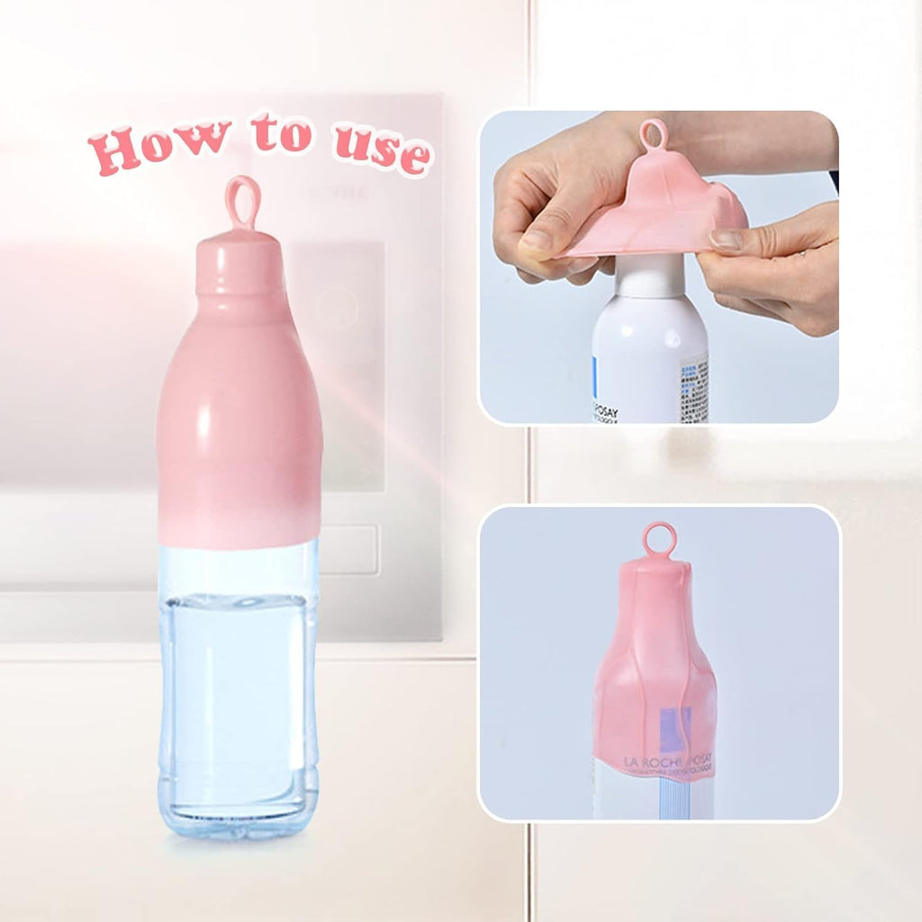 Elastische Hüllen für Auslaufsicherung,6PCS Reise Silikon Flaschenhüllen, Outdoor Reisen Elastische Hülle für Shampoo Duschgel Flaschen Schutzhülle,für Auslaufsicherung,Reisezubehör