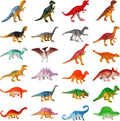 24 Stück Dinosaurier Figuren, Klein Dino Spielzeug, Mini Dinosaurier Sammlung, Dinos Spielzeug